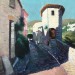 Narrow Street St Paul de vence 30x30