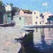 Quayside Houses, Centuri.      16x16