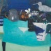 Still Life with Bird and Pewter Teapot 24x32 2016